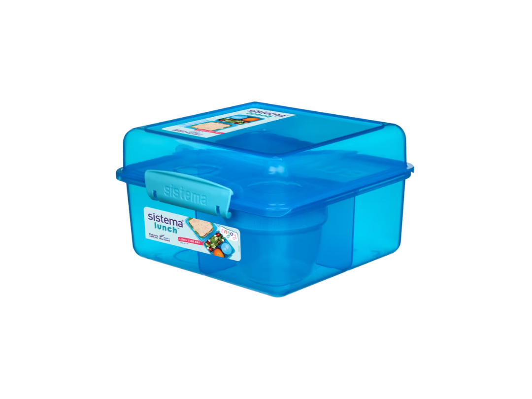 Sistema 2L Lunch Cube Max TO GO™ – With Yogurt Pot | Qatar  Sistema 2L Lunch Cube Max TO GO™ – With Yogurt Pot | Qatar